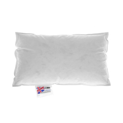 Homescapes Goose Feather & Down Cushion Pads Inner Insert Filler 50 x 30 cm (20 x 12")