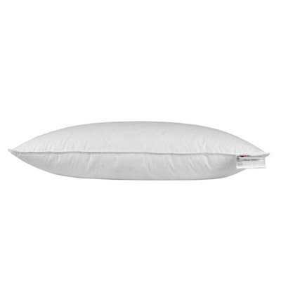Homescapes Goose Feather & Down Euro Continental Pillow - 40cm x 80cm (16"x32")