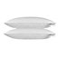Homescapes Goose Feather & Down Euro Continental Pillow Pair - 40cm x 80cm (16"x32")