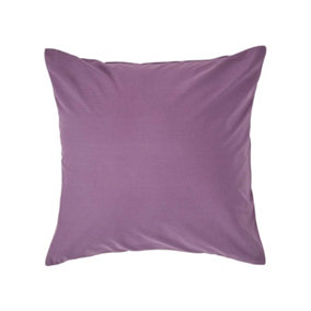 Homescapes Grape Continental Egyptian Cotton Pillowcase 200 TC, 40 x 40 cm
