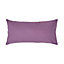 Homescapes Grape Continental Egyptian Cotton Pillowcase 200 TC, 40 x 80 cm