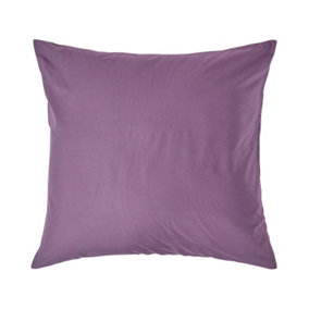 Homescapes Grape Continental Egyptian Cotton Pillowcase 200 TC, 60 x 60 cm