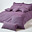 Homescapes Grape Continental Egyptian Cotton Pillowcase 200 TC, 60 x 60 cm