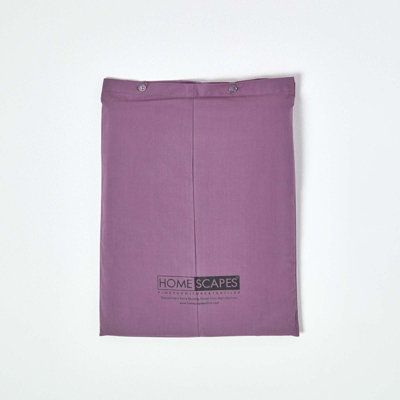 Homescapes Grape Egyptian Cotton Duvet Cover with Pillowcases 200 TC, Super King