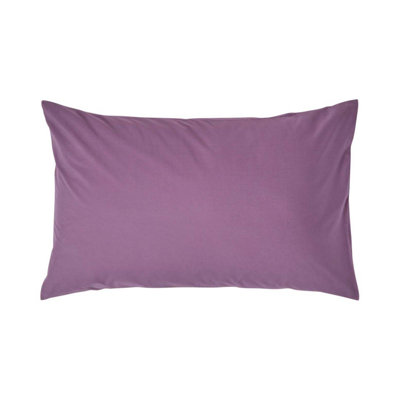 Homescapes Grape Egyptian Cotton Housewife Pillowcase 200 TC, Standard