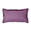 Homescapes Grape Egyptian Cotton Oxford Pillowcase 200 TC, King Size