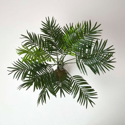 Homescapes Green Mini Palm Tree Artificial Plant with Pot, 100 cm