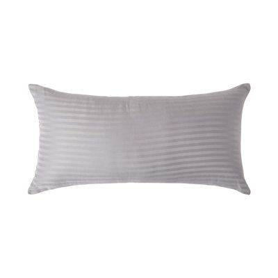 Homescapes Grey Continental Pillowcase Egptian Cotton 330 TC, 40 x 80cm