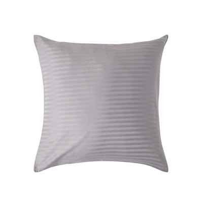 Homescapes Grey Continental Pillowcase Egyptian Cotton 330 TC, 60 x 60 ...