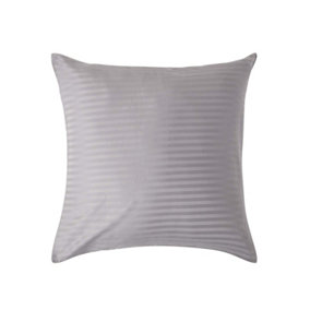 Homescapes Grey Continental Pillowcase Egyptian Cotton 330 TC, 60 x 60 cm