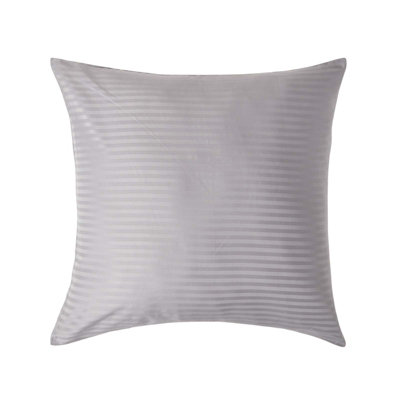 Homescapes Grey Continental Pillowcase Egyptian Cotton 330 TC, 80 x ...
