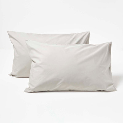 Grey 2024 cotton pillowcases