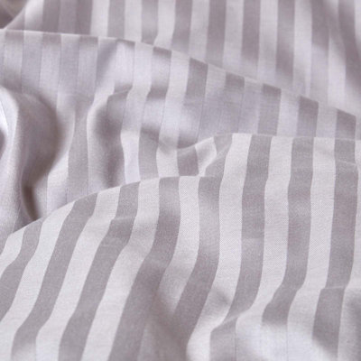 Homescapes Grey Egyptian Cotton Super Soft V Shaped Pillowcase 330 TC