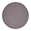 Homescapes Grey Handmade Woven Braided Round Rug, 150 cm