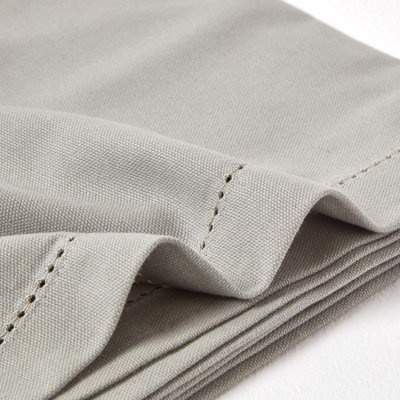 Homescapes Grey Tablecloth 178 x 300 cm