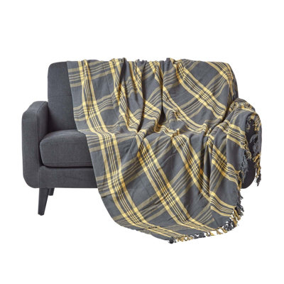 Tartan sofa throws hot sale