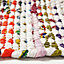 Homescapes Handwoven Multi Coloured 100% Cotton Diamond Chindi Rug, 66 x 200 cm