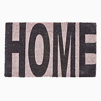 Homescapes HOME 100% Natural Coir Doormat