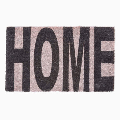 Homescapes Cat Shaped Door Mat 45 x 75 cm Made of Coir with Non-Slip Rubber Backing for Indoor and Outdoor Use