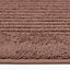 Homescapes Imperial Plain Cotton Chocolate Bath Mat