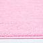 Homescapes Imperial Plain Cotton Pink Bath Mat