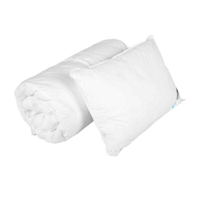 Goose feather duvet shop and pillow set