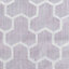 Homescapes Lilac Geometric Jacquard Blackout Eyelet Curtain Pair, 90 x 54"