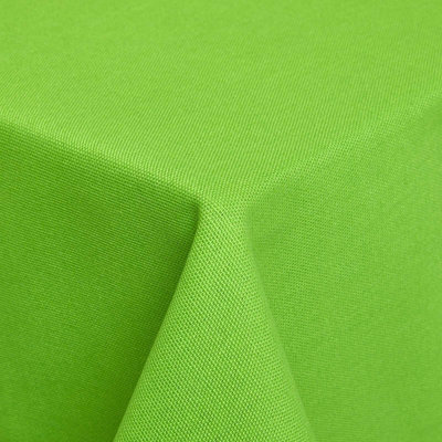 Homescapes Lime Green Tablecloth 137 x 178 cm