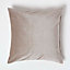 Homescapes Luxury Cream Velvet Cushion Cover, 45 x 45 cm