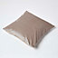 Homescapes Luxury Cream Velvet Cushion Cover, 45 x 45 cm