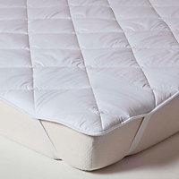 Homescapes Luxury Extra Thick 500 GSM Cotton Mattress Topper, Super King Size