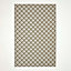 Homescapes May Geometric Olive Green Outdoor Rug, 180 x 270 cm