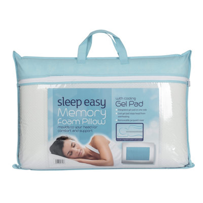 Homescapes Memory Foam Pillow with Cool Gel Pad DIY at B Q