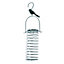 Homescapes Metal Hanging Bird Feeder with Bird Decoration, Great Tit