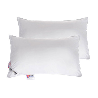 Homescapes Microfibre Extra Fill Pillow Pair