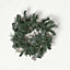 Homescapes Mint Green & Silver Christmas Wreath
