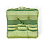 Homescapes Morocco Striped Cotton Floor Cushion Green
