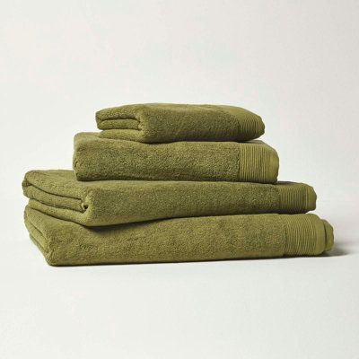 Homescapes Moss Green 100% Combed Egyptian Cotton Bath Sheet 700 GSM Price Comparisons | Compare The Build