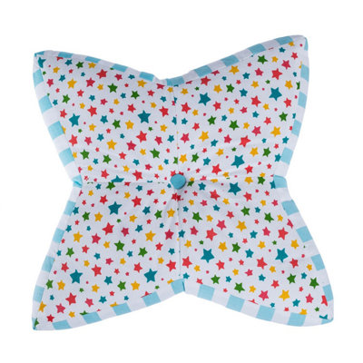 Homescapes Multi Colour Star Floor Cushion