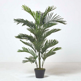 Homescapes Multi Stem Green Palm Tree in Pot, 180 cm