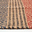 Homescapes Multicolour Geometric Patterned Jute Rug, 120 x 180 cm