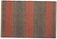 Homescapes Multicolour Geometric Patterned Jute Rug, 66 x 200 cm