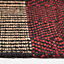 Homescapes Multicolour Striped Jute Rug, 66 x 200 cm