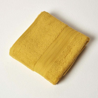 Homescapes Mustard 100% Combed Egyptian Cotton Bath Towel 500 GSM Price Comparisons | Compare The Build