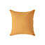 Homescapes Mustard Yellow Continental Pillowcase Egyptian Cotton 200 TC, 40 x 40cm