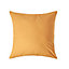 Homescapes Mustard Yellow Continental Pillowcase Egyptian Cotton 200 TC, 60 x 60 cm