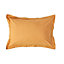 Homescapes Mustard Yellow Egyptian Cotton Oxford Pillowcase 200 TC, Standard