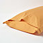 Homescapes Mustard Yellow Egyptian Cotton Oxford Pillowcase 200 TC, Standard