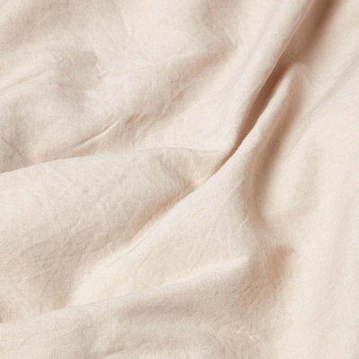 Homescapes Natural European Linen Pillowcase, 40 x 40 cm