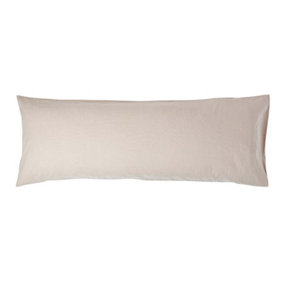 Homescapes Natural Linen Body Pillowcase